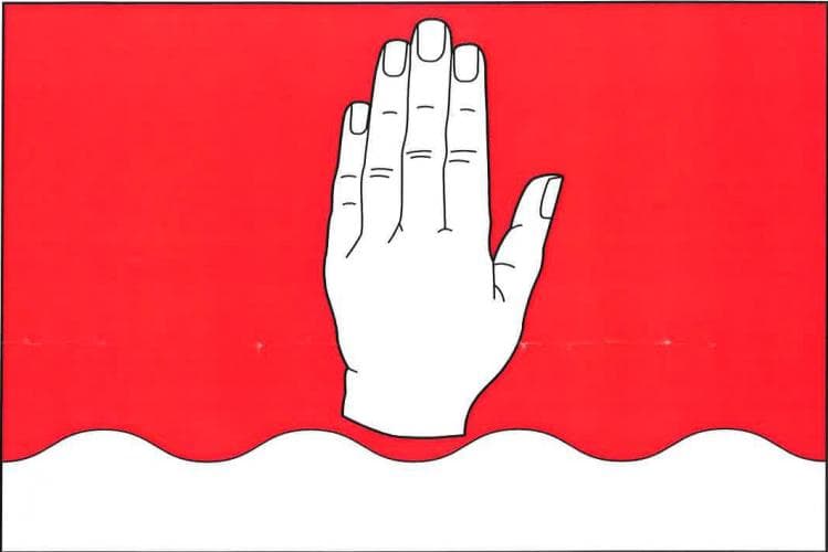 Vlajka Domašov nad Bystřicí