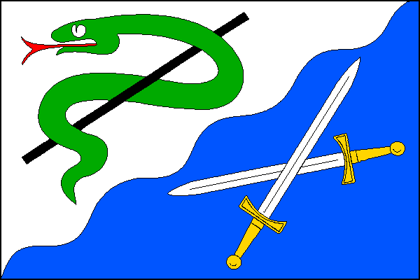 Vlajka Roztoky u Jilemnice