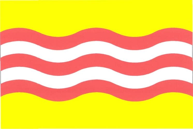 Vlajka Hluboká nad Vltavou