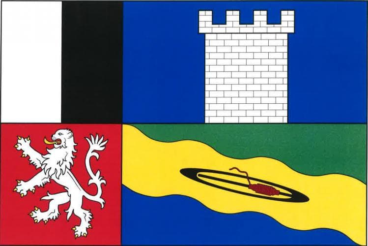 Vlajka Františkov nad Ploučnicí