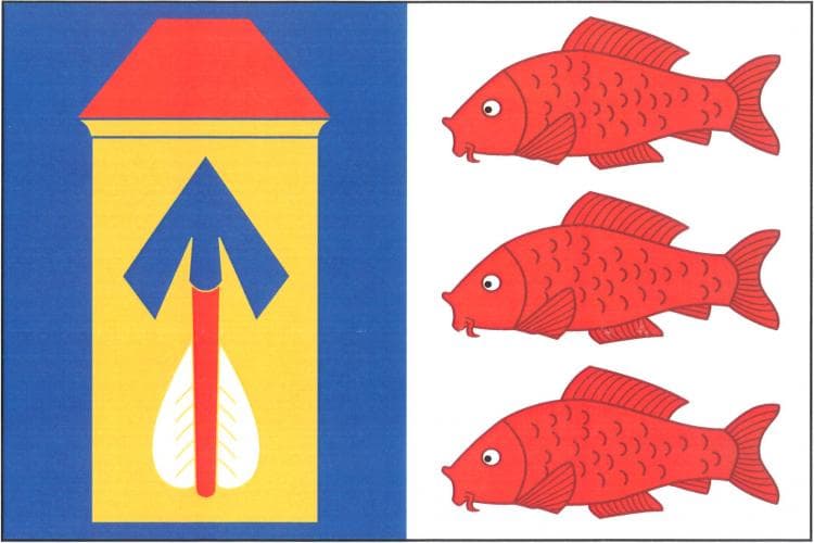 Vlajka Dlouhá Lhota