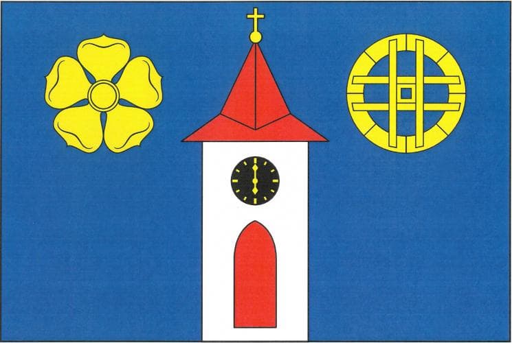 Vlajka Kostelní Radouň