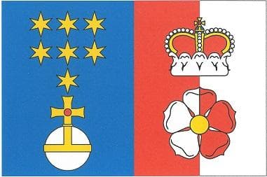 Vlajka Podhorní Újezd a Vojice