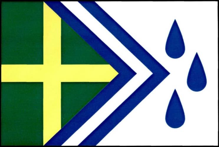 Vlajka Široký Důl