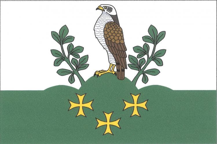 Vlajka Jestřabí v Krkonoších